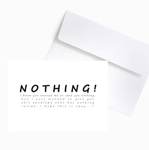 NOTHING! (A)
